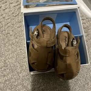 Ralph Lauren Brown Baby Sandals